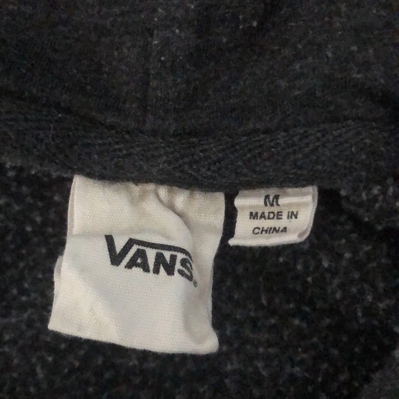 Medium, Dark Grey Vans Hoodie - Picture 3 of 3